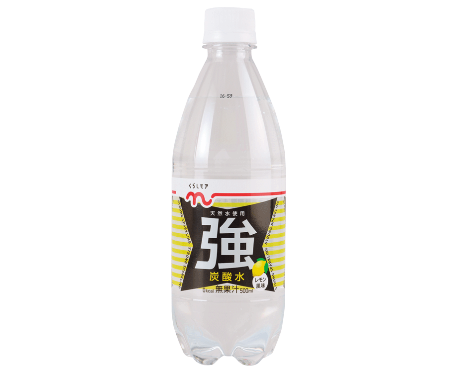 強炭酸水レモン 500ml くらしモア 強炭酸水レモン 500ml くらしモア