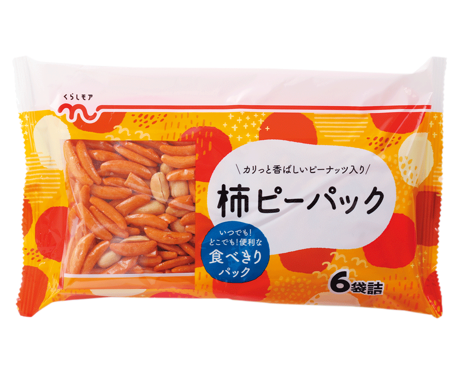 柿ピーパック 6袋 くらしモア 柿ピーパック 6袋 くらしモア